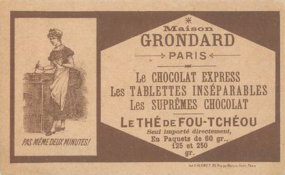 45 CHROMOS : Chocolats et Cacaos-Divers Formats....