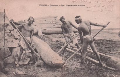 11 CARTES POSTALES INDOCHINE : Métiers autour...