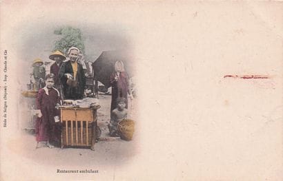 7 CARTES POSTALES INDOCHINE : Métiers Ambulants....