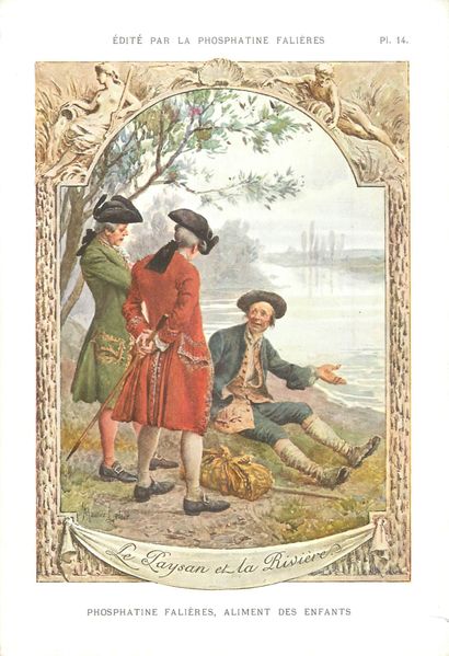 24 CHROMOS : Phosphatine Falières-Fables/Poésies...
