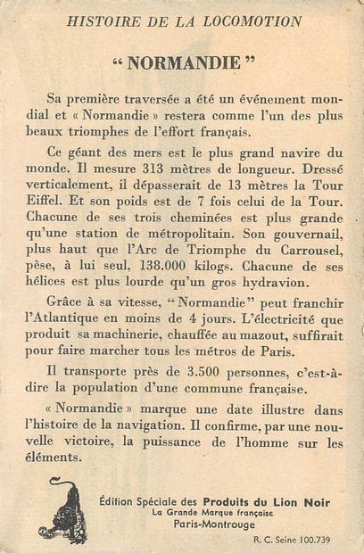 17 CHROMOS : Entretien et Équipement de la...