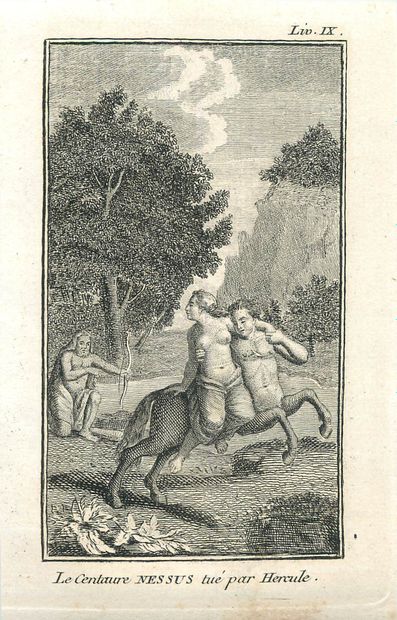 16 Lithographies - Métamorphoses d'Ovide.
La...