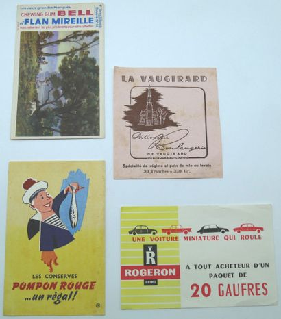 BUVARDS.
90-Alimentaire.
Flan Lyonnais-10,...