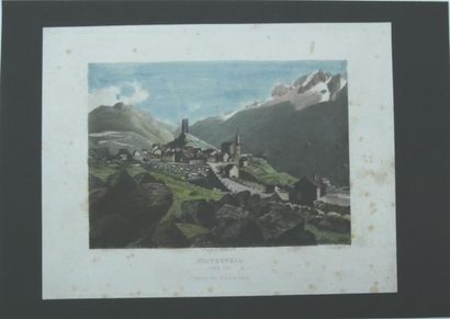 Suisse. 40 Lithographies, Reproductions et...