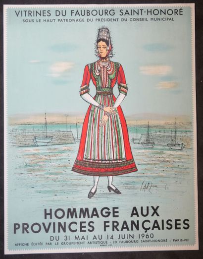 AFFICHES. Ensemble de 3 Affiches.
Vitrines...