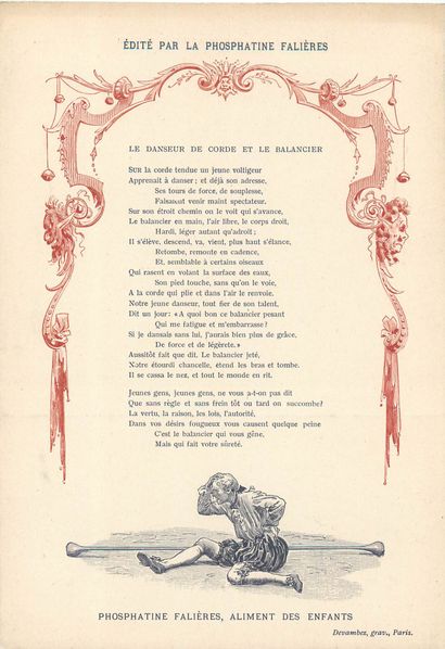 24 CHROMOS : Phosphatine Falières-Fables/Poésies...