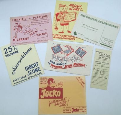 BUVARDS.
36-Le Papier.
Cahier de Vacances...