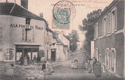 7 CARTES POSTALES COMMERCES : Hôtels-Restaurants-Cafés...