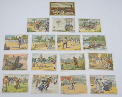 96 CHROMOS : PERNOT Biscuits. « 1-Vue de...