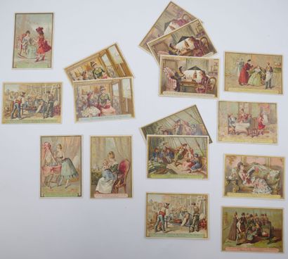 68 CHROMOS RICQLES : 16-Scènes Diverses-légende...