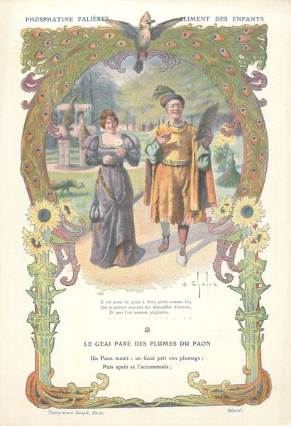 30 CHROMOS : Phosphatine Falières-Fables...