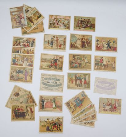 68 CHROMOS RICQLES : 16-Scènes Diverses-légende...