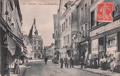 7 CARTES POSTALES COMMERCES : Divers - Eure...
