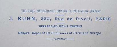 27 PHOTOGRAPHIES. Paris & Versailles.

DEBITTE...