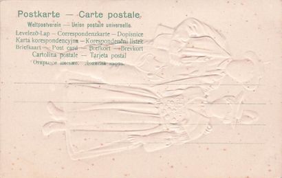 12 CARTES POSTALES SUISSE : Costumes de divers...