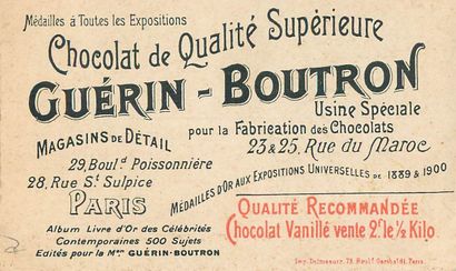 45 CHROMOS : Chocolats et Cacaos-Divers Formats....