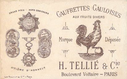 47 CHROMOS : Alimentaire - Divers. « 1-Etiquette-Quinquina...