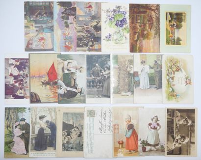94 CARTES POSTALES FANTAISIES : Divers Thèmes....
