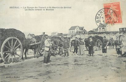 6 CARTES POSTALES TRAVAIL A LA MER : Petite...