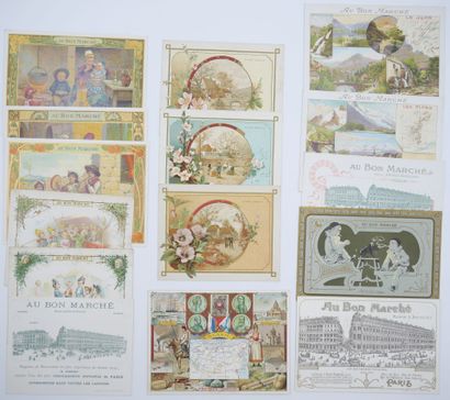 102 CHROMOS - AU BON MARCHE - DIVERS EDITEURS...