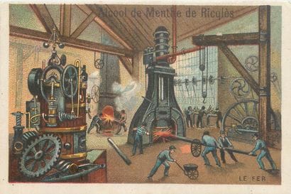 30 CHROMOS RICQLES : Métiers & Industries....