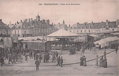 6 CARTES POSTALES FETES, FOIRES & COMICES...