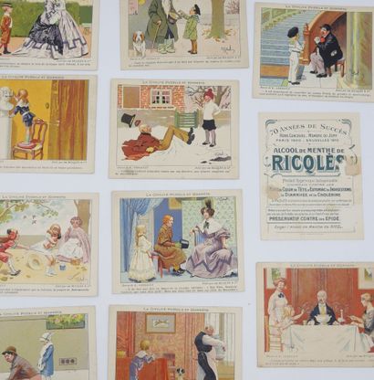 149 CHROMOS RICQLES : Illustrateur Gerbault....