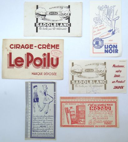 BUVARDS.
61-Chaussures, Cirages, Textile...