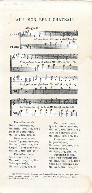 19 Images Publicitaires. Vin Girard. Chansons.
16cm...