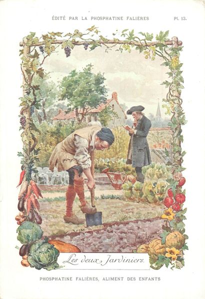24 CHROMOS : Phosphatine Falières-Fables/Poésies...