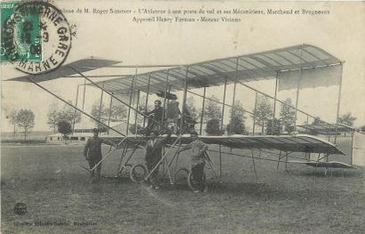 38 CARTES POSTALES LOCOMOTION AERIENNE :...