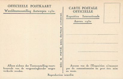 75 CARTES POSTALES BELGIQUE : Expositions...
