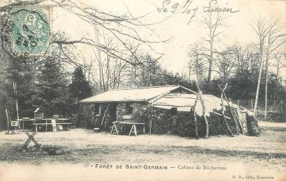 3 CARTES POSTALES BOIS & TRAVAIL DU BOIS...
