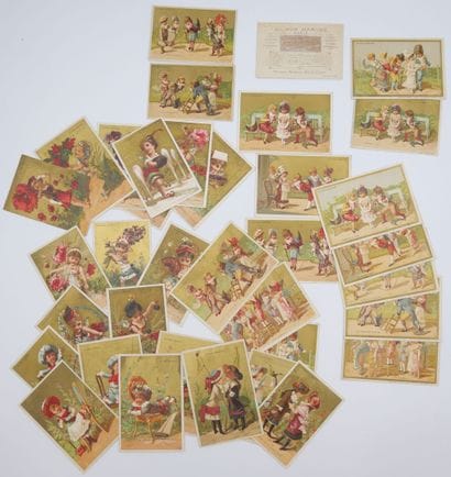 223 CHROMOS - AU BON MARCHE - EDITEUR VALLET...