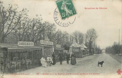 8 CARTES POSTALES COMMERCES : Sélection....