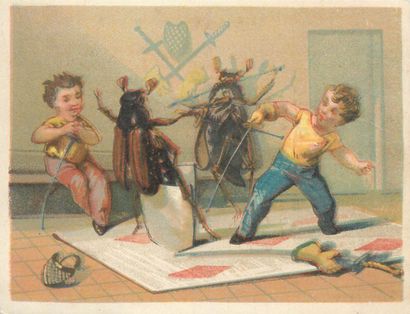 64 CHROMOS : Magasins. « L.Calvet Amiens-Enfants...