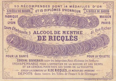 58 CHROMOS & CARTES POSTALES RICQLES : Les...