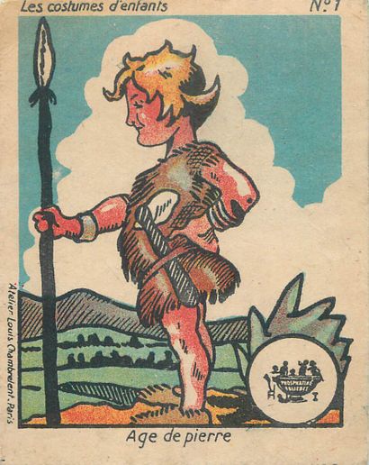 83 CHROMOS : La Phosphatine Falières. « 1-Le...