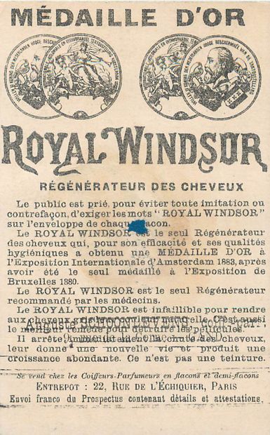 28 CHROMOS : Santé & Hygiène. « 2-Parfum...