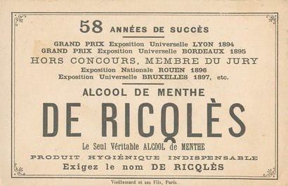 58 CHROMOS & CARTES POSTALES RICQLES : Les...