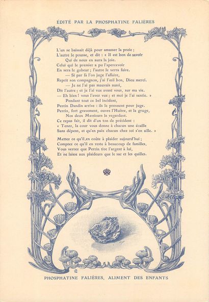 30 CHROMOS : Phosphatine Falières-Fables...