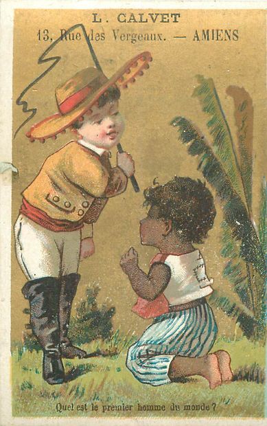 64 CHROMOS : Magasins. « L.Calvet Amiens-Enfants...