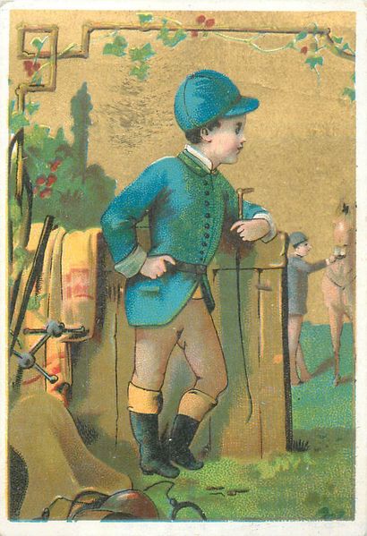 64 CHROMOS : Magasins. « L.Calvet Amiens-Enfants...