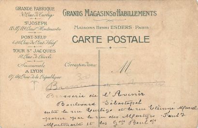 61 CARTES POSTALES PUBLICITAIRES : Divers...