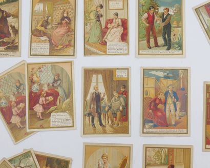 68 CHROMOS RICQLES : 16-Scènes Diverses-légende...