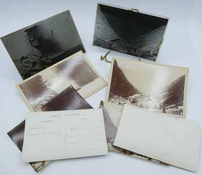 55 PHOTOGRAPHIES : 10 plaques de Verre et...