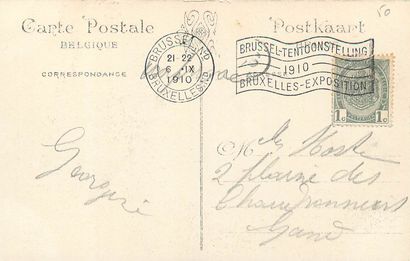 75 CARTES POSTALES BELGIQUE : Expositions...