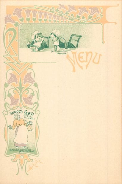 57 MENUS : Alimentaire. Divers Établissements...
