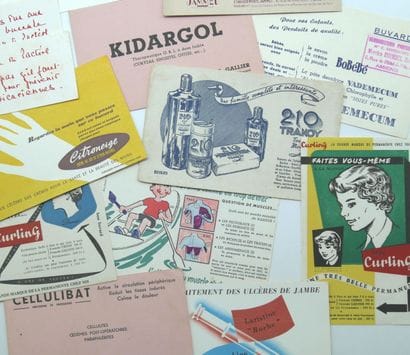 BUVARDS.
43-Santé & Hygiène.
Laboratoires...