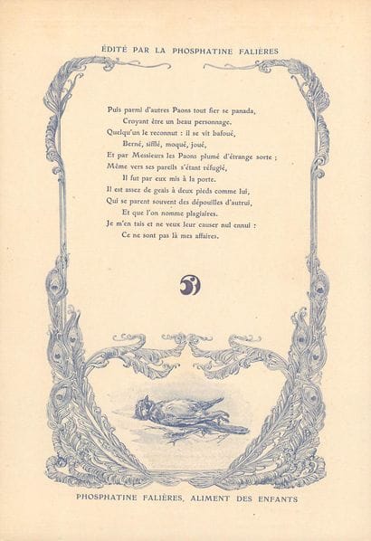 30 CHROMOS : Phosphatine Falières-Fables...